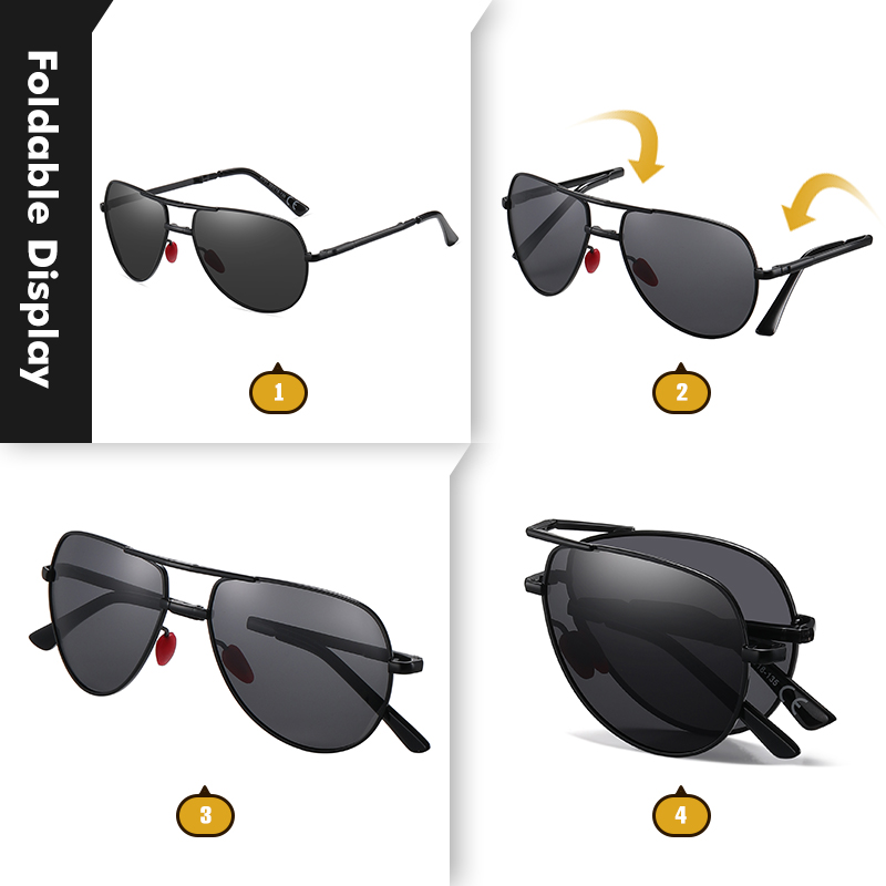 CoolPandas, gafas de sol plega - Sunglasses Aviator Polarized reseña y precio