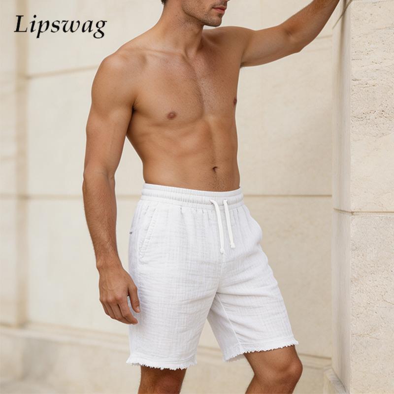 Pantalones Cortos de Lino Rasg - Short Linen Drawstring reseña y precio