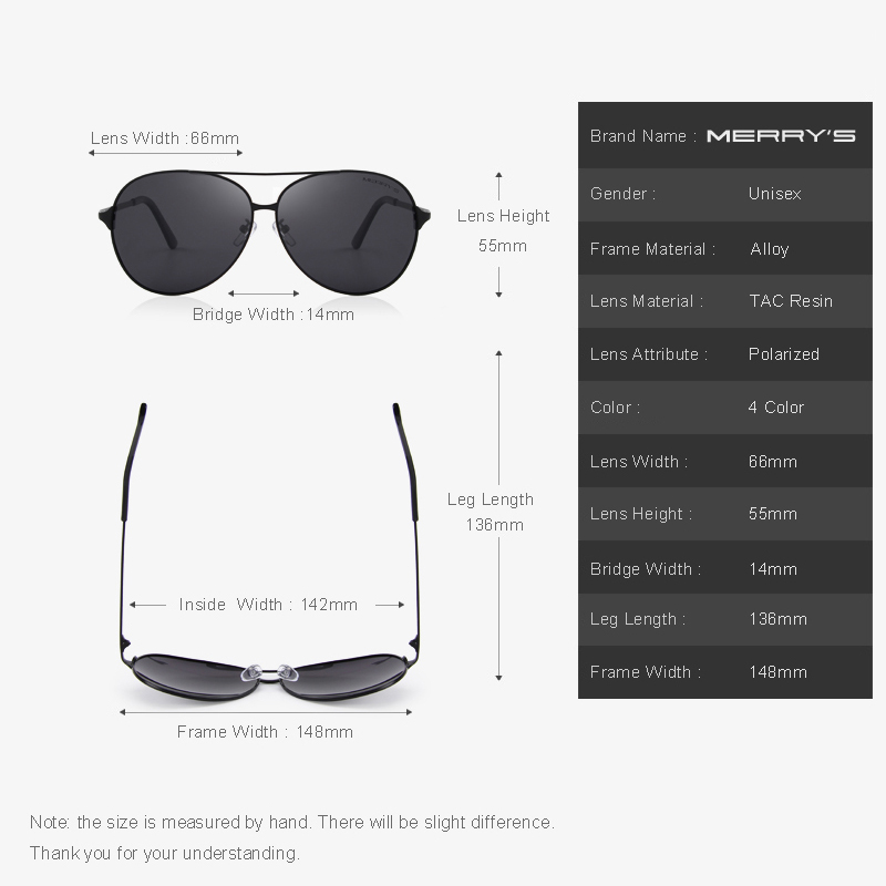 MERRYS DESIGN-gafas de sol clá - Sunglasses Aviator Polarized reseña y precio