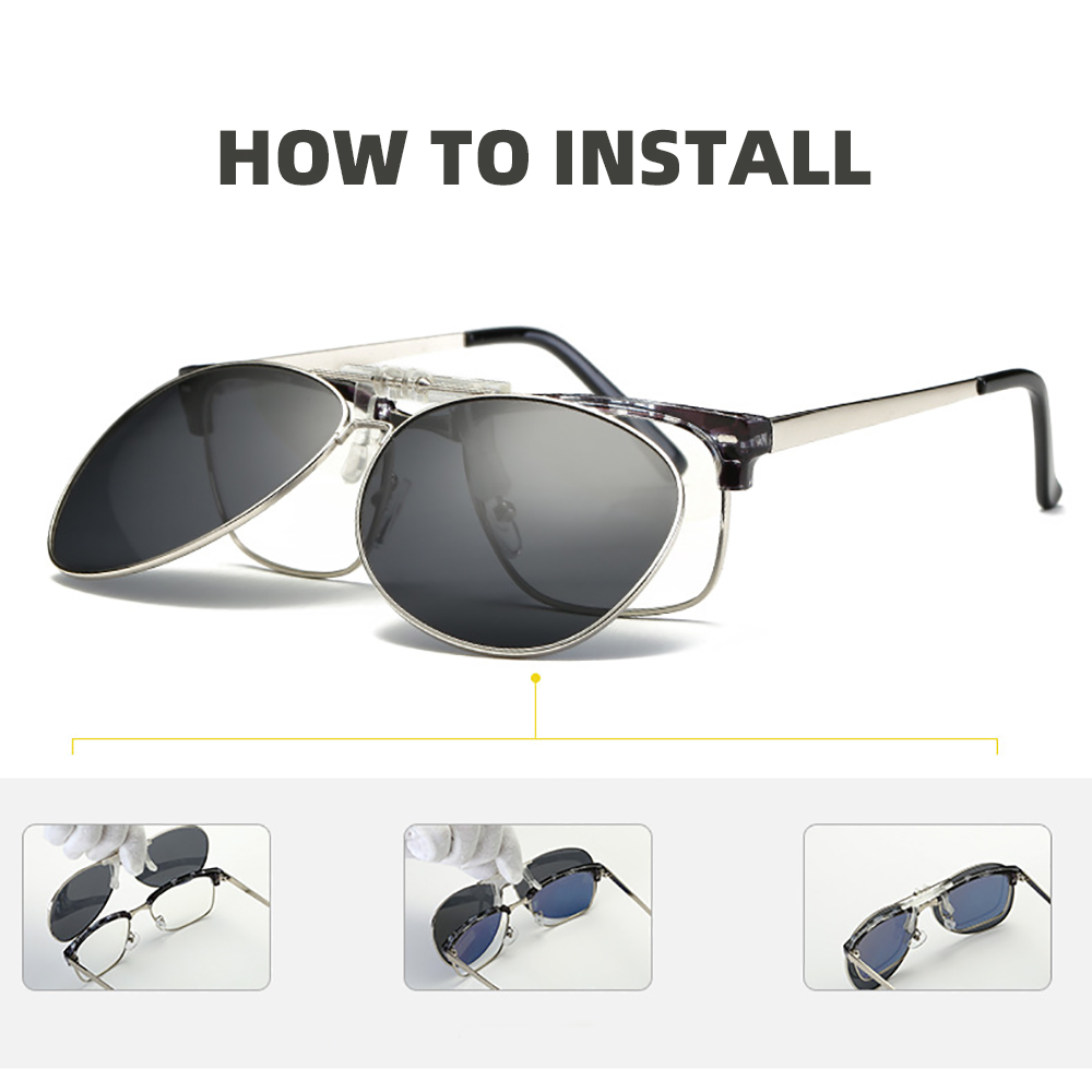 Gafas de sol con Clip de pilot - Sunglasses Aviator Polarized reseña y precio