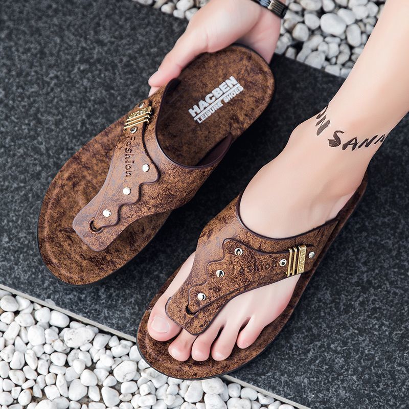 Sandalias de Playa para Hombre - Flip Flop Leather Men reseña y precio
